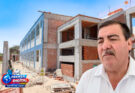 “Reconstrucción del colegio José Gabriel Aguilar en Pisco: solo 70% de avance, alumnos aún en espera.